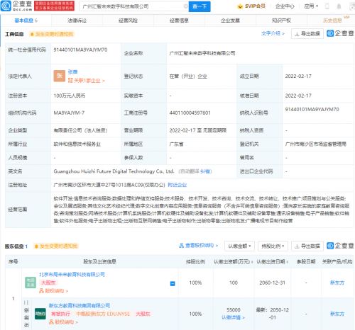 新东方跨界布局数字科技，成立未来数字科技公司引领内容制作新纪元